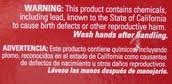 Warning found on artificial Christmas tree boxes.